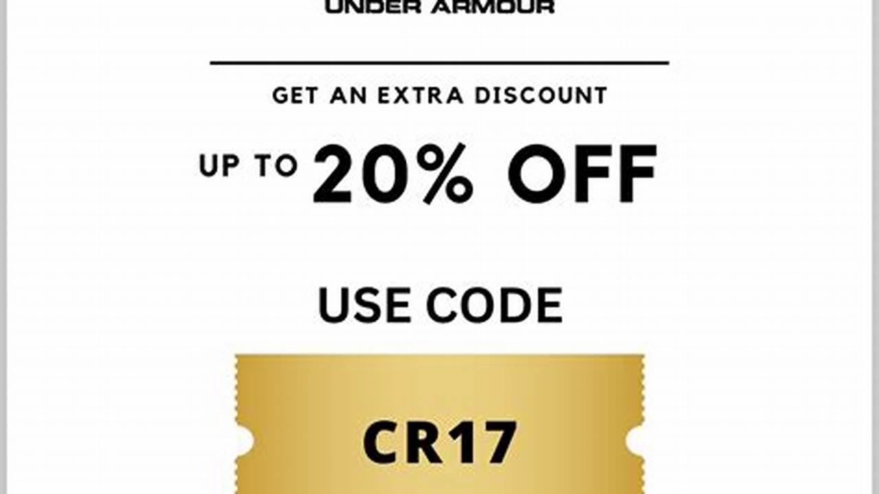 Under Armour Promo Code May 2024
