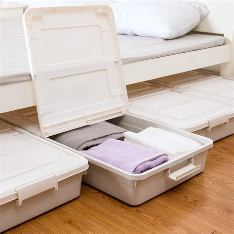 Under Bed Plastic Storage Bins • Ideas