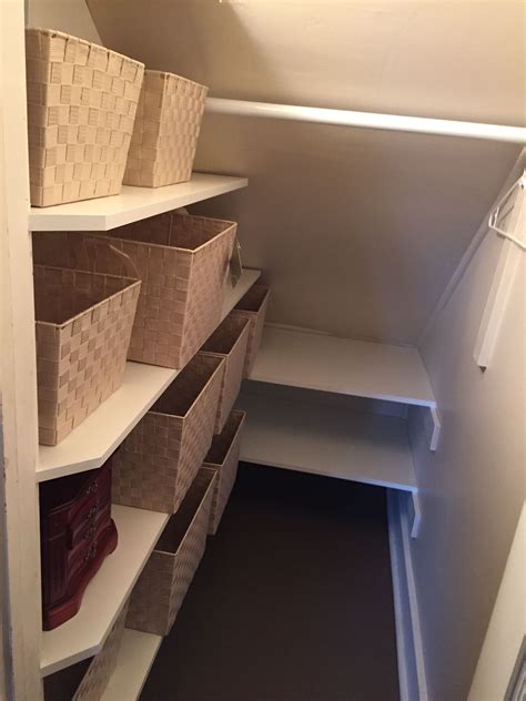 Perfect solution to the closet under the stairs. Closet under stairs