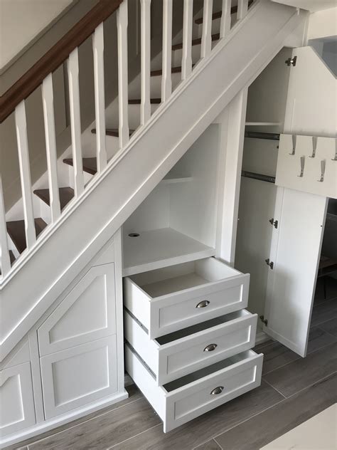 Under Stair Storage For Coats And Shoes
