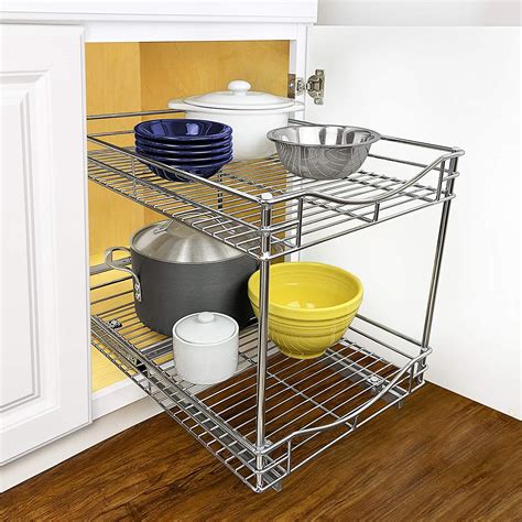 Lynk Professional Roll Out Organizer Pull Out Under Sliding Shelf 14 inch