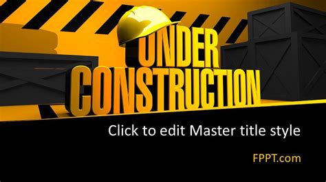 Under Construction Powerpoint Templates