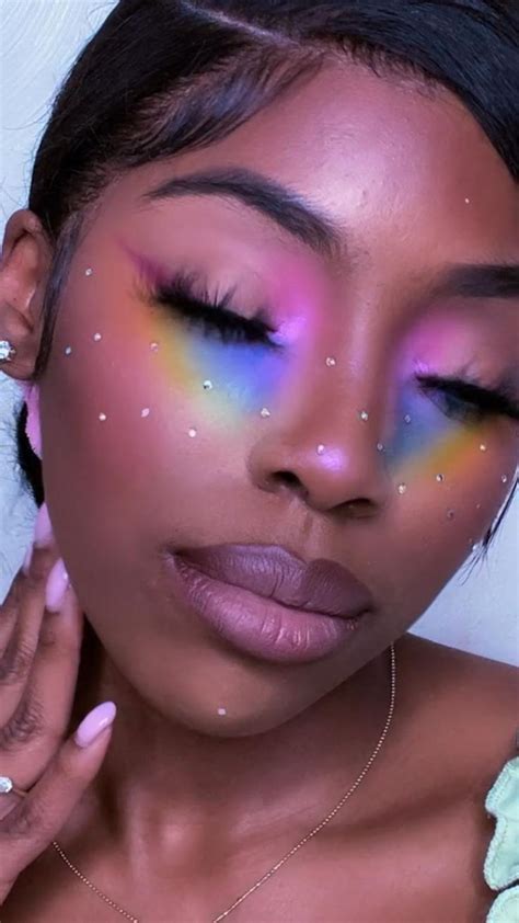 Under Eye Rainbow Makeup