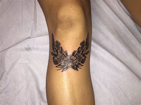 Under Knee Tattoo