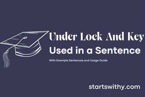 Under lock and key