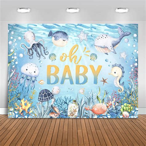 Under the Sea Baby Shower Backdrop