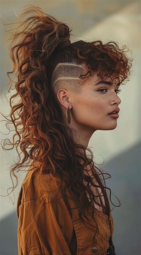 Undercut with Long Curls
