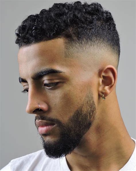 Undercut with Short Curls Men