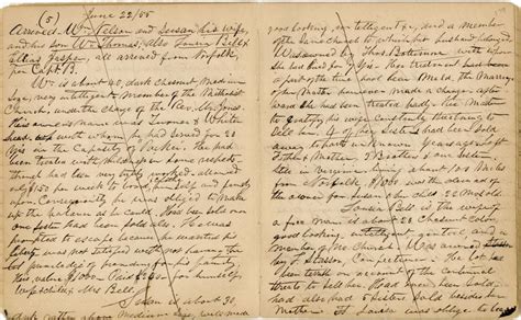 Underground Railroad Journal Entries