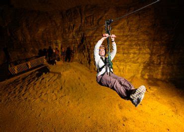 Underground zip lining