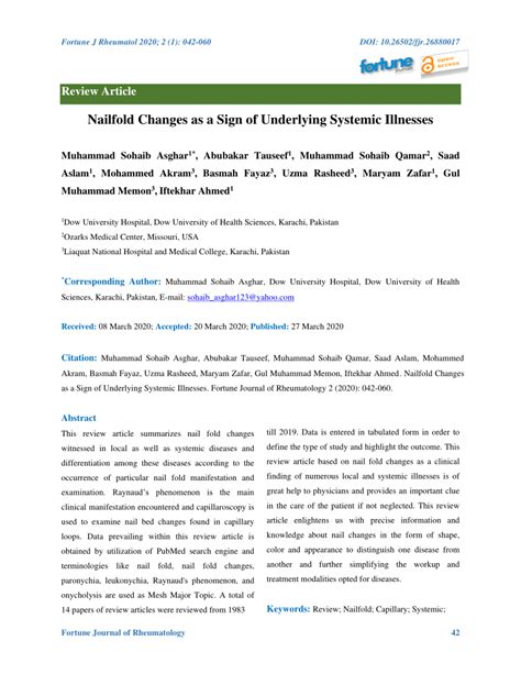 Underlying Systemic Illnesses