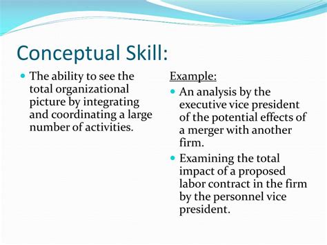 Understanding Conceptual Skills And Their Significance