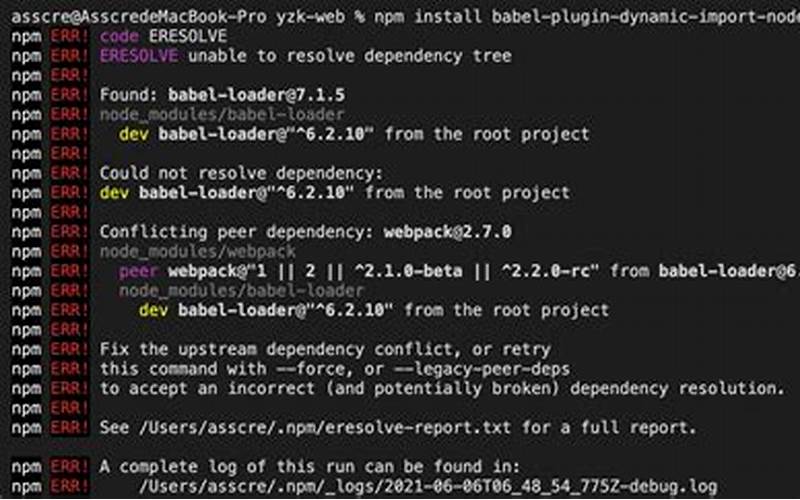 Understanding npm install legacy peer deps