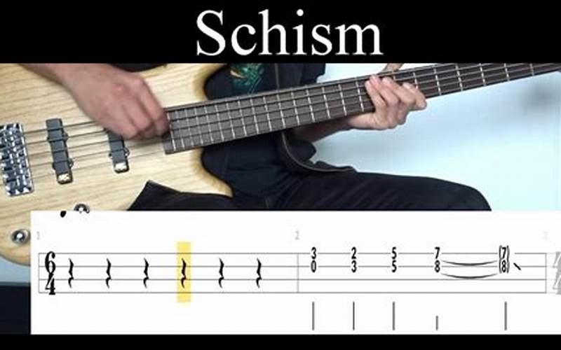 Understanding The Tool Schism Bass Tab