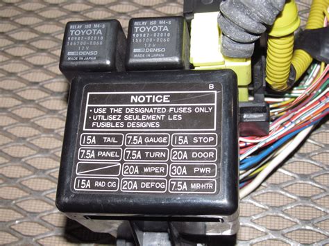 Understanding 1990 MR2 Fuse Box Wire Diagram