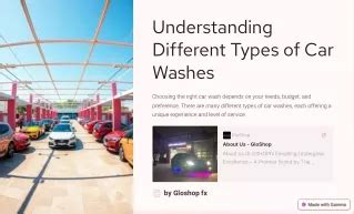 Understanding Different Types of Car Washes Near You