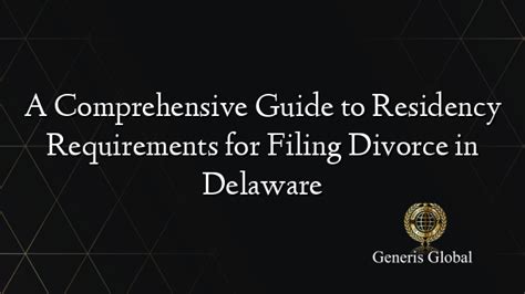Understanding Divorce Residency Rules