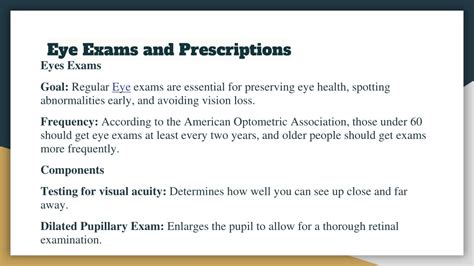 Understanding Eye Exams and Prescriptions