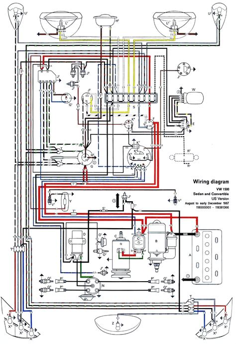 1973 VW Bus Ignition Switch Wiring Diagram