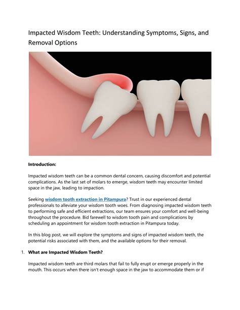 Understanding Impacted Wisdom Teeth: The Silent Problem