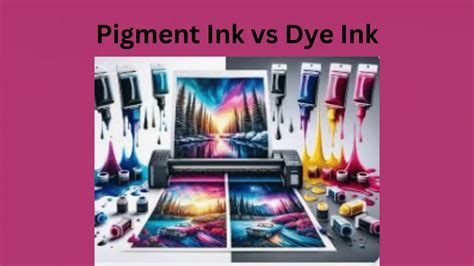 Understanding Ink Technology: Pigment vs. Dye-Based Ink