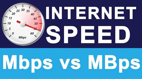 Understanding Internet Speeds: Mbps vs. MB/s