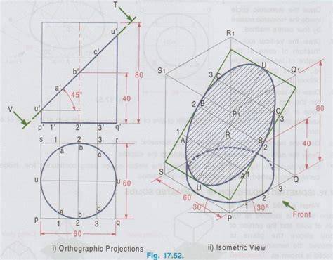 Isometric Projection of a Cylinder
