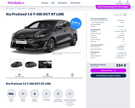 Understanding Kia Proceed Leasing Deals