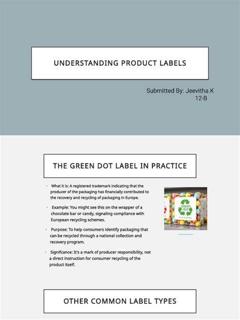 Understanding Product Labels and Reviews