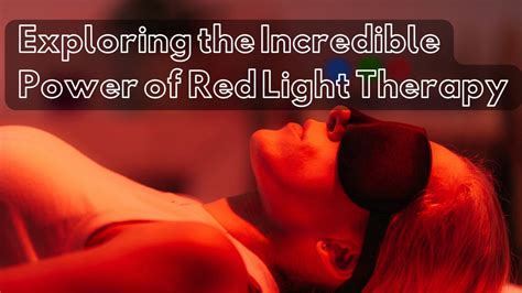 Understanding Red Light Therapy's Healing Power
