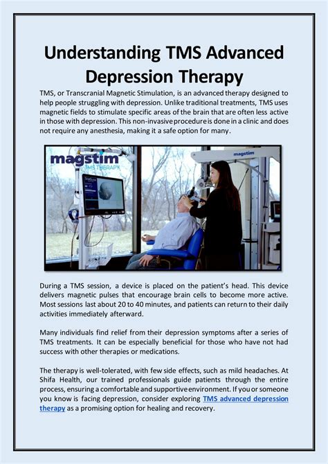 Understanding TMS Therapy in Tucson