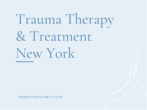 Understanding Trauma Therapy in New York