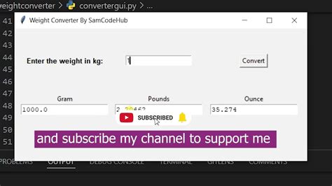 Understanding Weight in Tkinter Mastering Widget Placement and Layout - How to create a weight converter GUI(graphic user interface) using