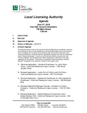 Understanding Your Local Licensing Authority