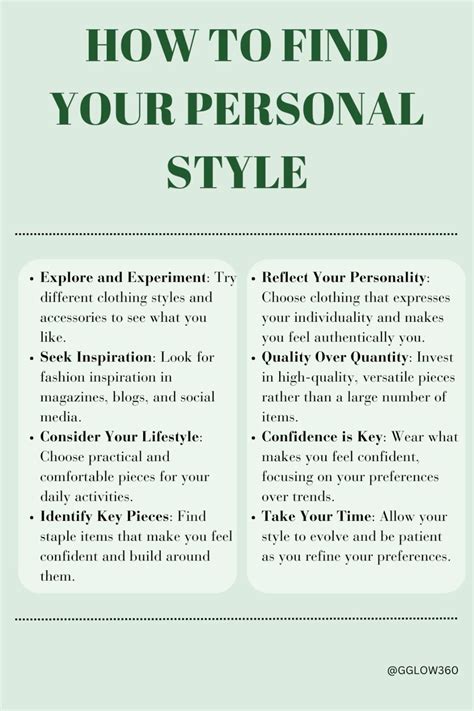 Understanding Your Personal Style