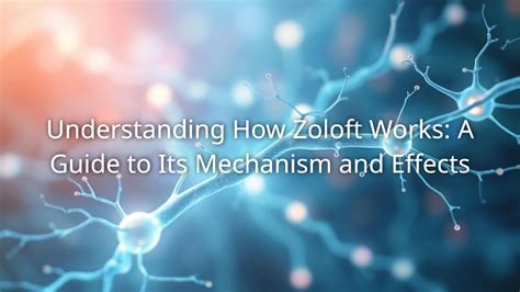 Understanding Zoloft What It Is and How It Works