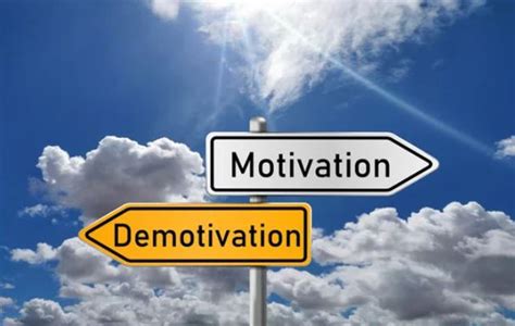 Understanding De-Motivation