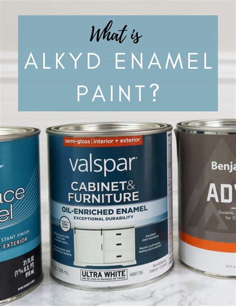 Understanding the Alkyd Enamel Magic