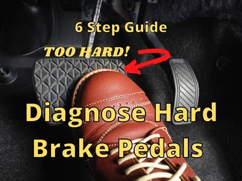 Understanding the Causes of a Hard Brake Pedal