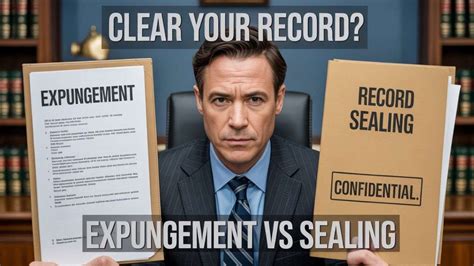 Understanding the Difference: Sealing vs. Expungement