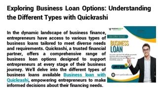 Understanding the Different Quick Loan Options