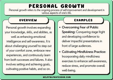 Understanding the Impact of Personal Development Examples