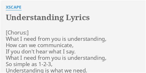 Understanding the Lyrics image
