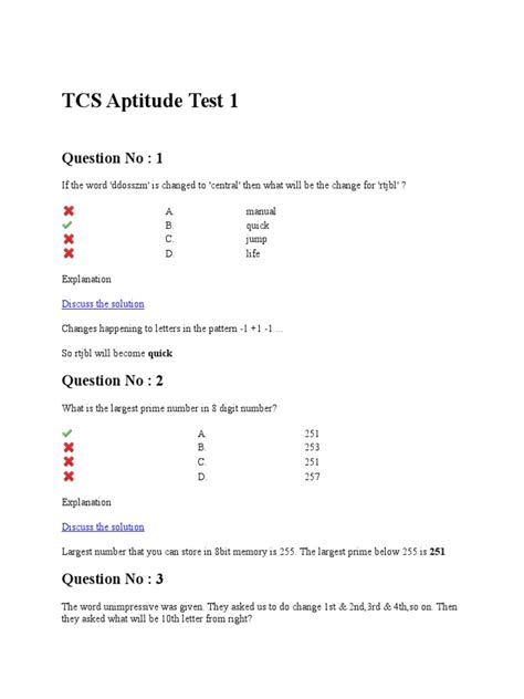 Understanding the TCS Aptitude Test Structure