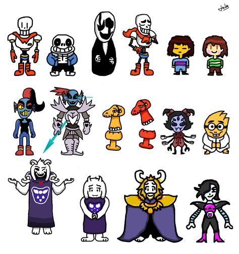 Undertale characters digital wallpaper with brown backround HD