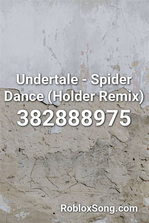 Undertale - Spider Dance (Holder Remix) Roblox ID - Roblox music 