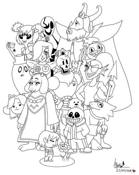 Undertale Coloring Pages