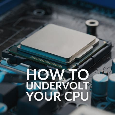 Undervolt Your Computer