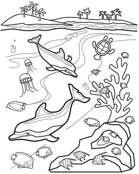 Underwater Ocean Coloring Pages