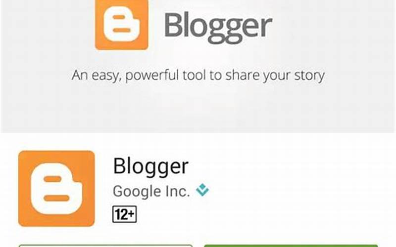 Unduh Aplikasi Blogger